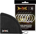 HERCULES Pre-Tied Loop Fly Fishing Leader 6 Pack - Tapered Wallet