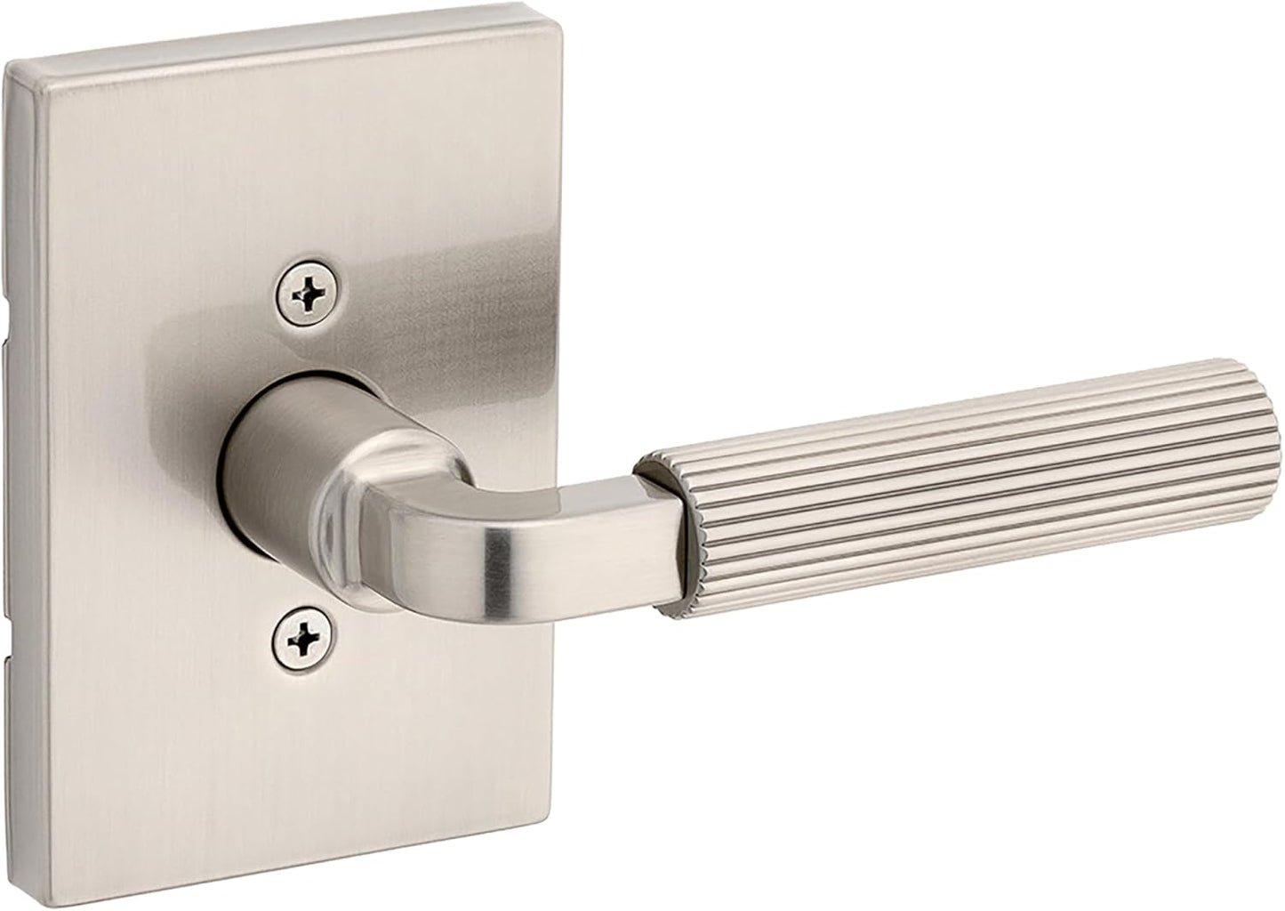 Kwikset Mirada Reeded Dummy Door Handle for Interior Doors