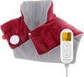 Heating Pad for Neck and Shoulders and Back - Weighted Large Heated