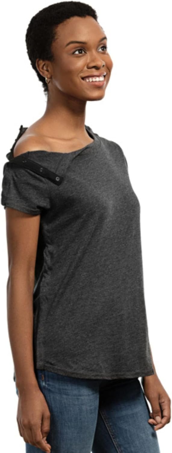 MAI Shoulder Surgery Shirts for Women - Soft Tear Away Design