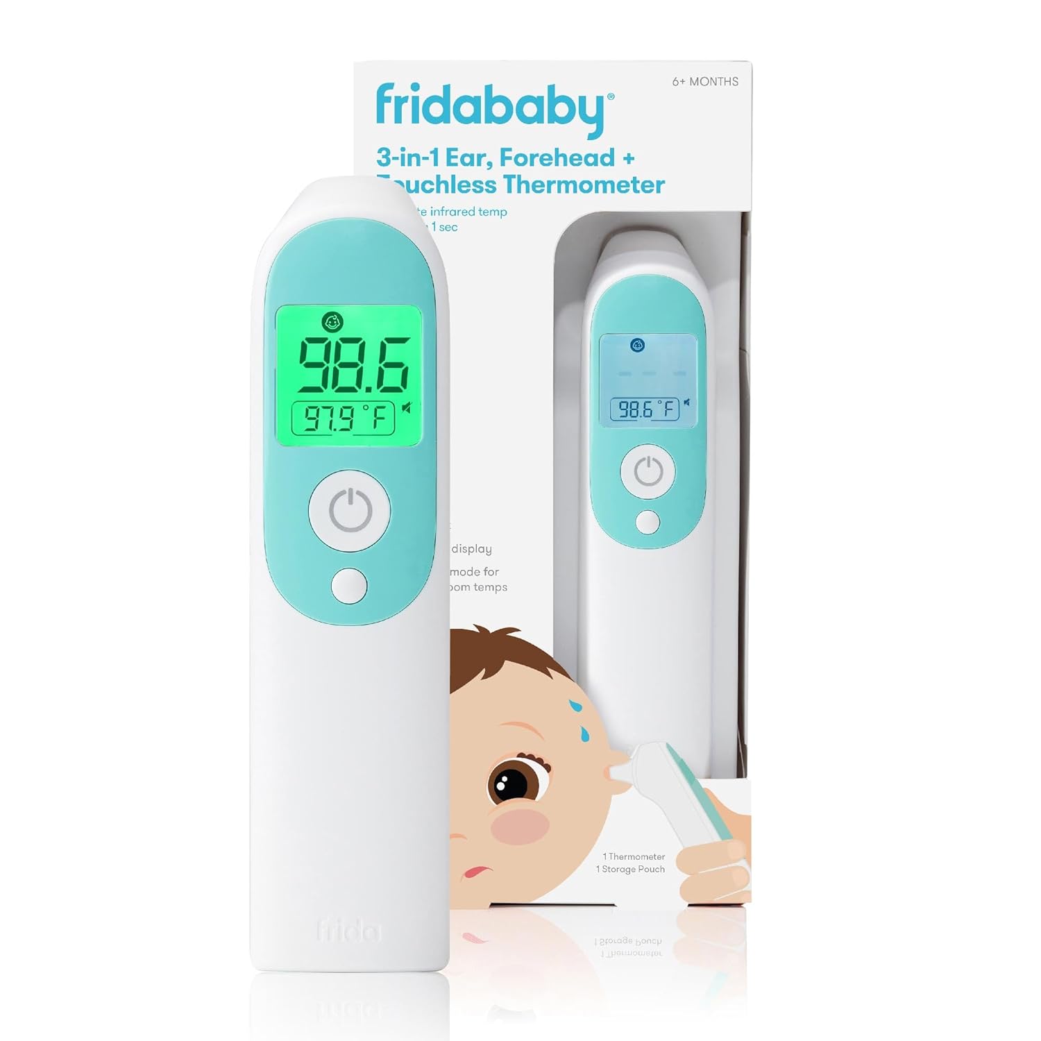 Frida Baby 3-in-1 Infrared Thermometer - Accurate & Versatile