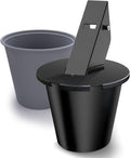 Upgraded Grease Bucket with Lid & Silicone Liner - Stable Enclosed