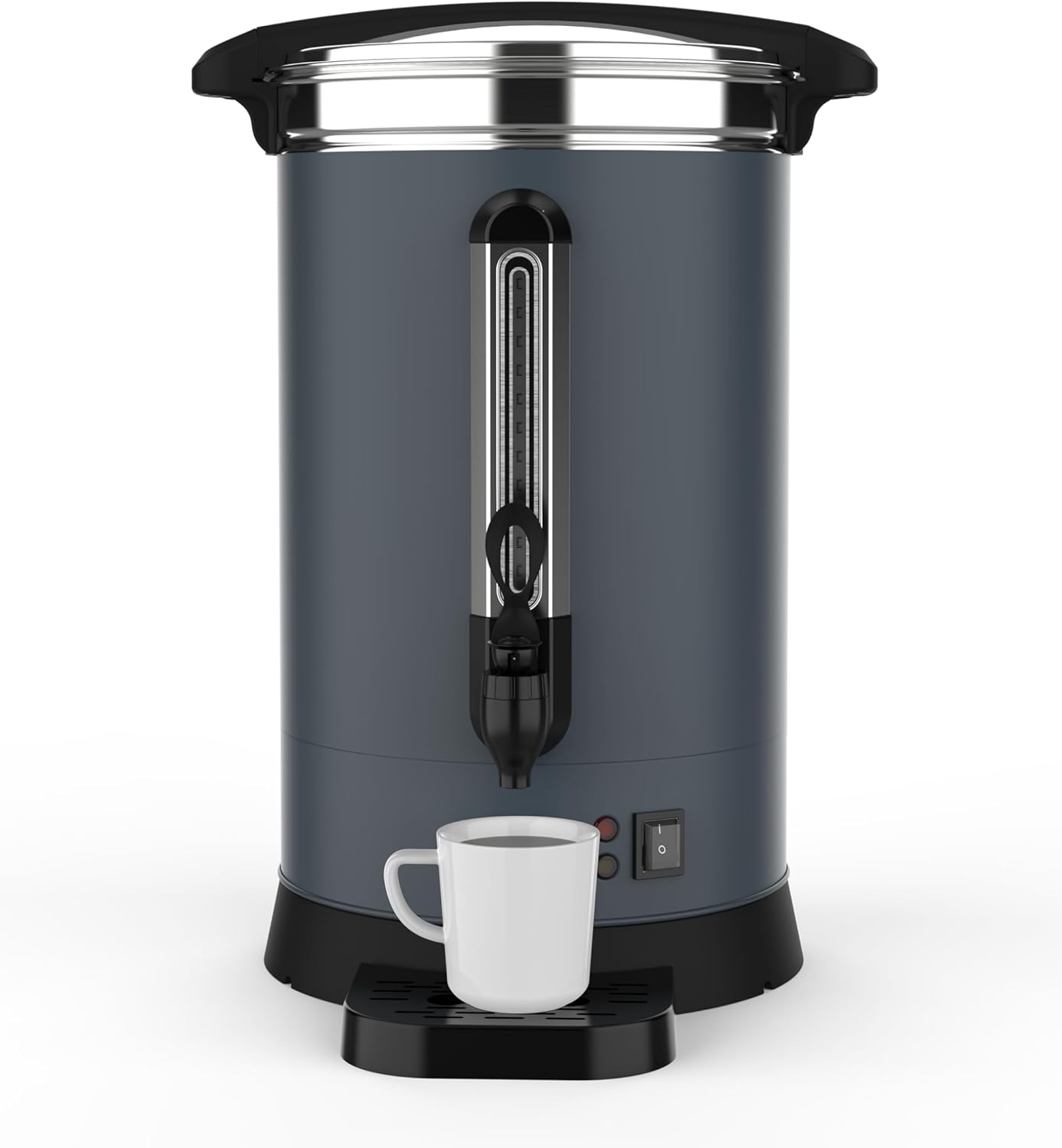 Large Capacity Coffee Urn for Events - 120 Cups Stainless Steel