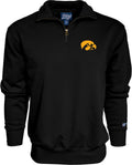 Blue 84 Men's Quarter Zip Sweatshirt for Iowa Fans - Icon Chest