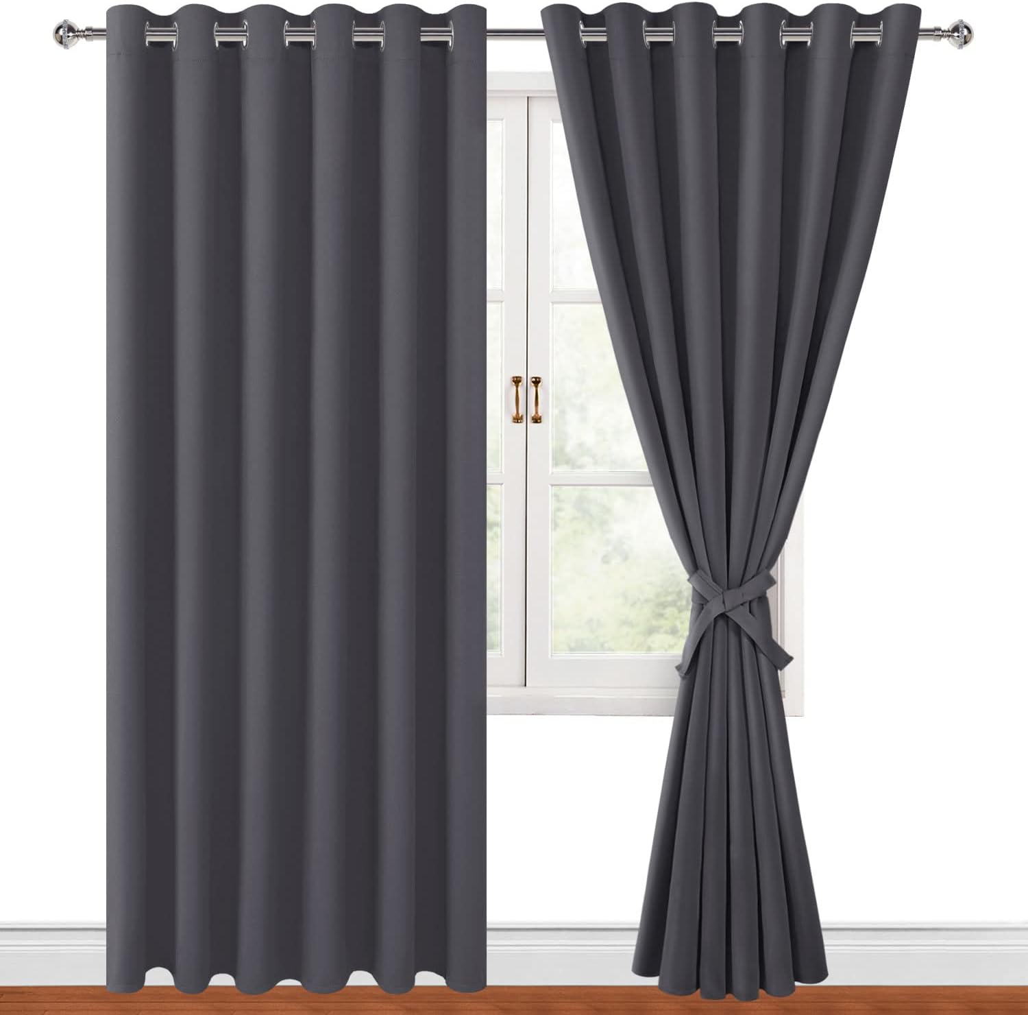 Grommet Blackout Curtains for Bedroom - Thermal Insulated Drapes