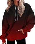 DOLKFU Gradient Hoodie: Stylish & Cozy Oversized Comfort