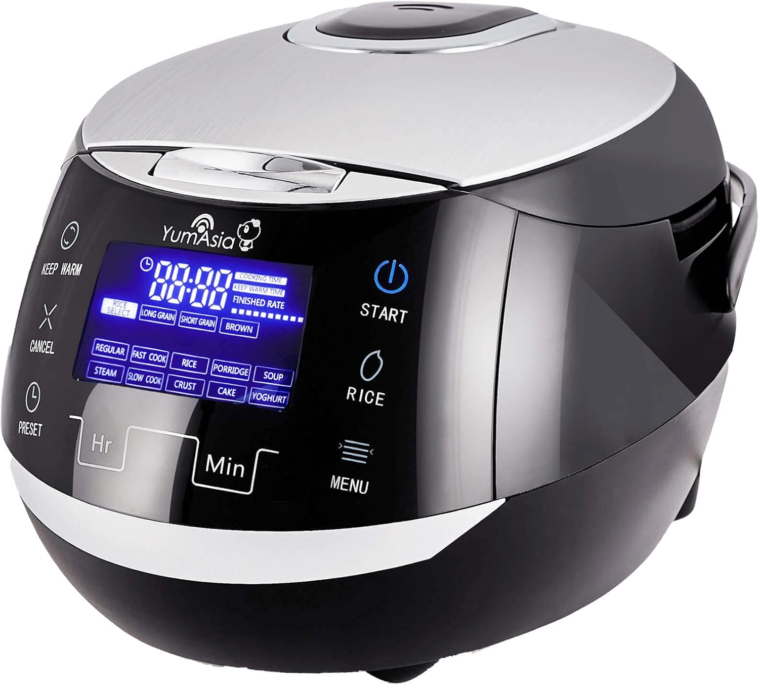 Yum Asia Sakura Rice Cooker: Fuzzy Logic, Multifunctional, Motouch LED