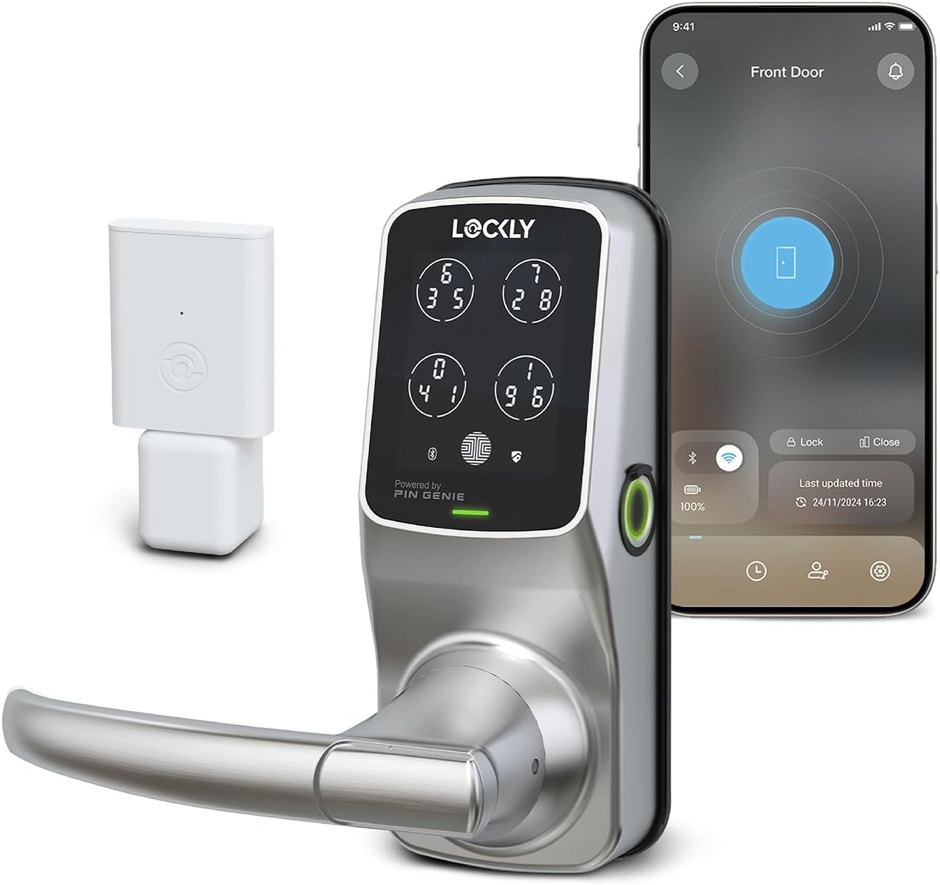 Lockly Secure Pro Smart Lock with Keyless Entry and Voice Control