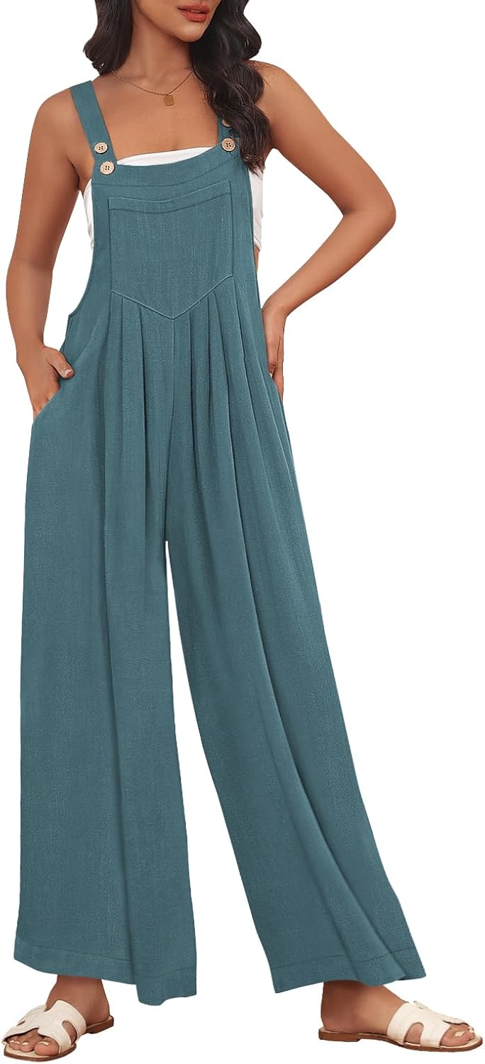 Trendy Womens Beach Vacation Jumpsuits for Summer Fun