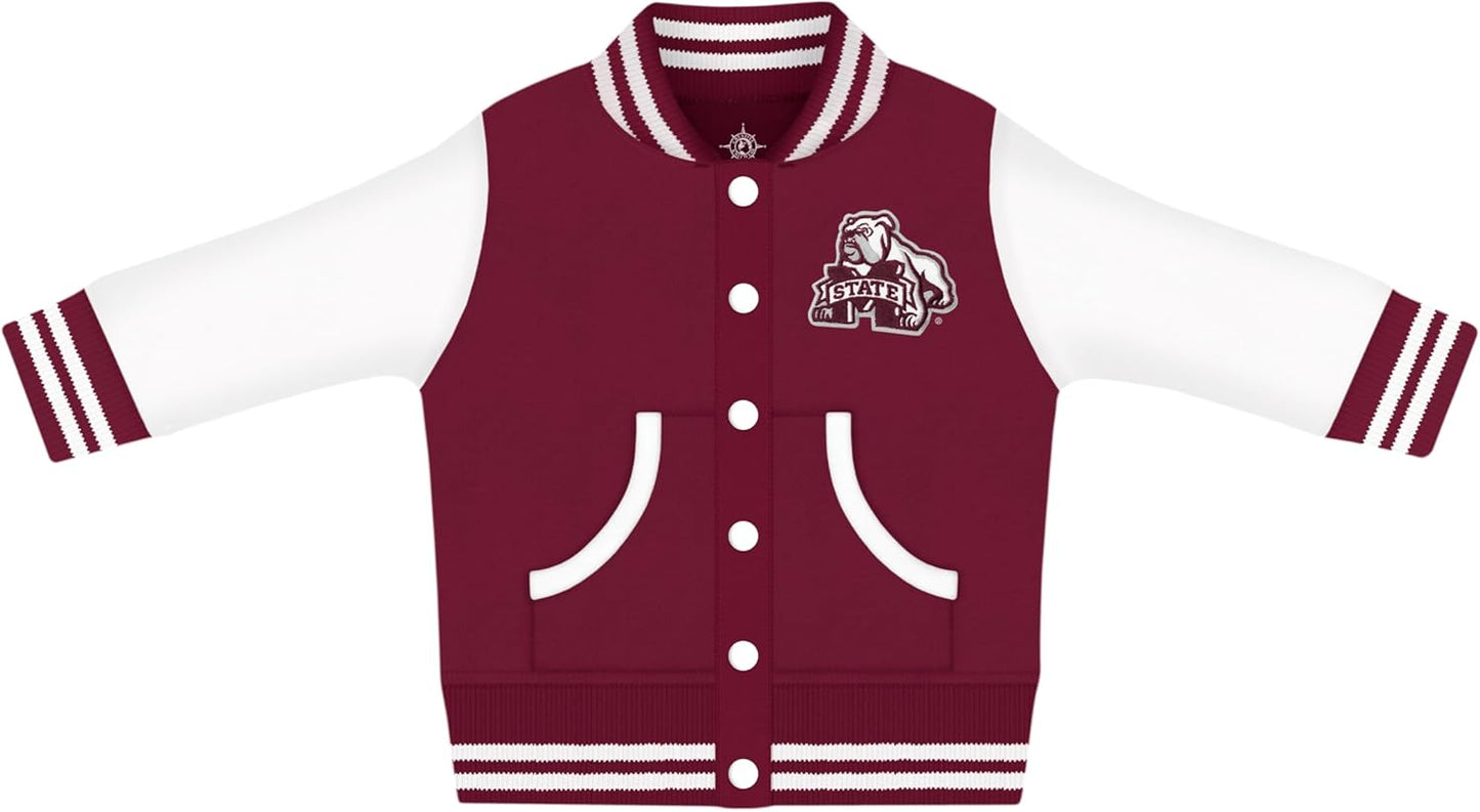 Creative Knitwear College Baby Varsity Jacket for Little Fans
