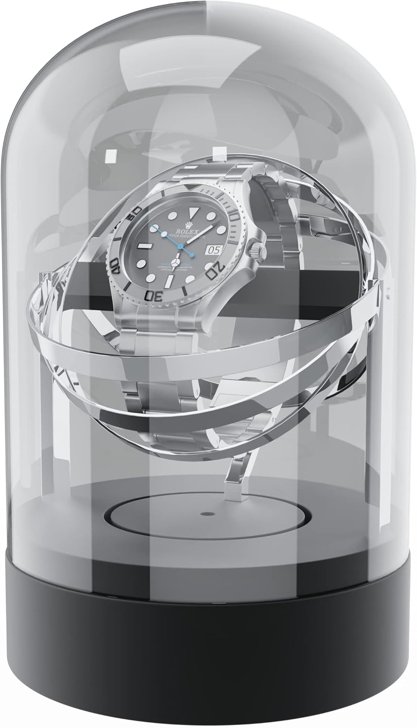 Orbit Single Watch Winder - Rotates Rolex with Gyro