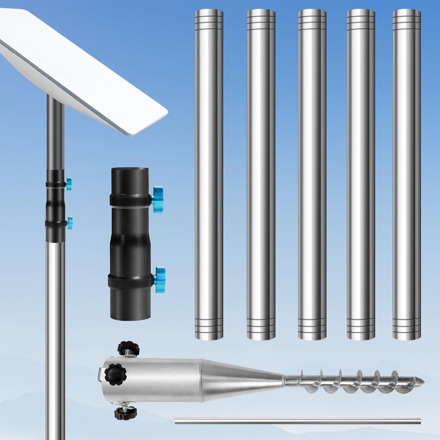 Starlink Pole Mount Kit for Optimal Signal Reception and Durability