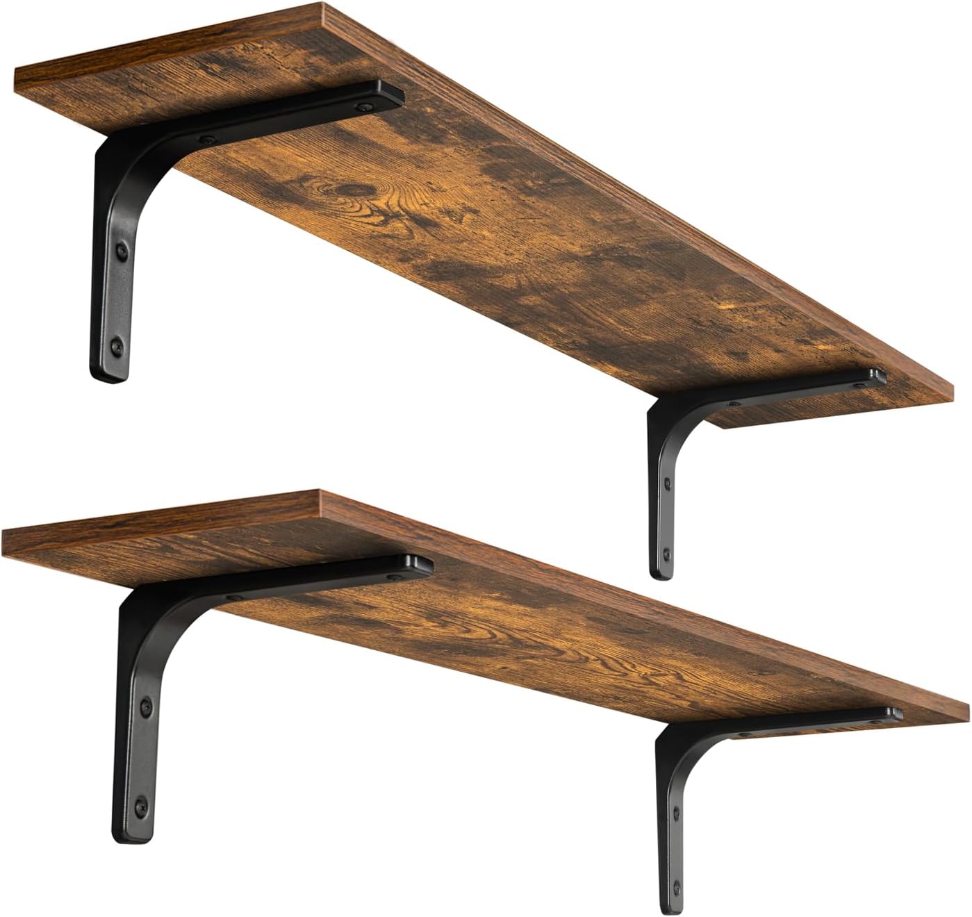 DINZI LVJ Long Wall Shelves Set of 2 for Stylish Home Storage