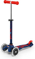 Micro Mini Deluxe LED Three-Wheeled Lean-to-Steer Scooter - Toddler