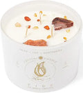 Healing Crystal Candle 12oz - 3 Wick Aries Leo Sagittarius