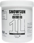 SNOWSUN Titanium White Acrylic Paint 2 Pack 1 L - Thick Gloss