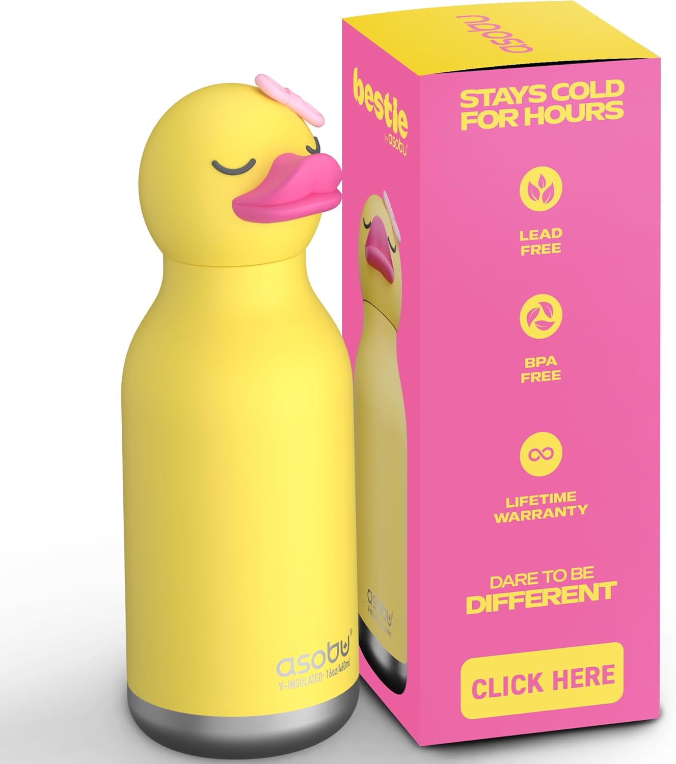 Bestie Bottle Insulated Stainless Steel Water Bottle for Kids