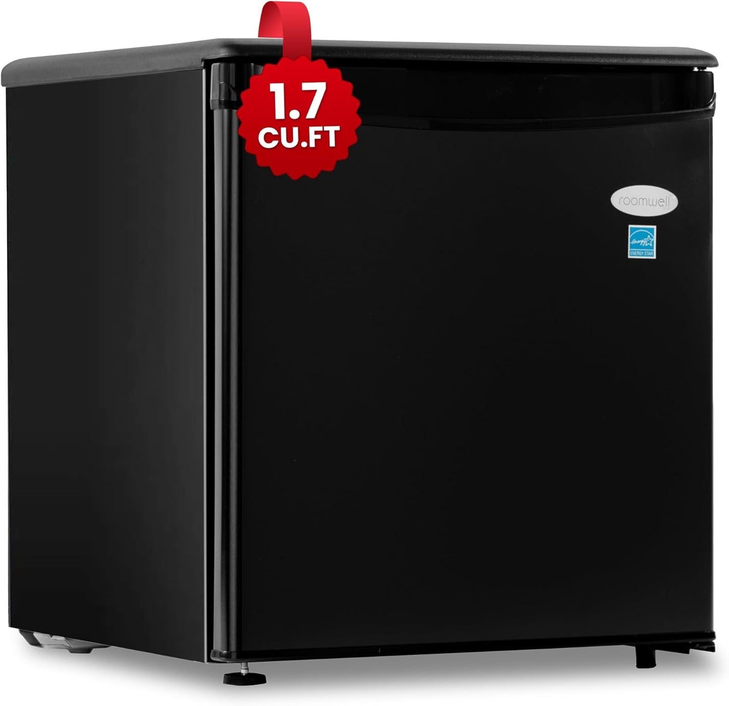 Compact Mini Fridge for Office and Dorm - 1.7 Cu Ft Space Saver