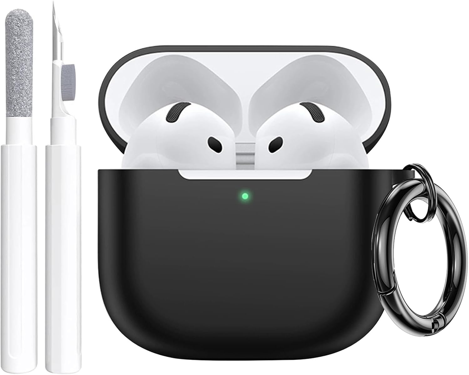 Protective Silicone AirPods 4 Case + Cleaner Kit - Maxjoy