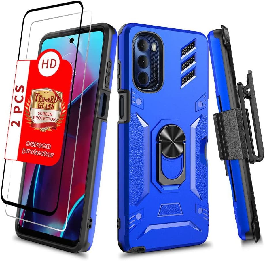 Military Grade Phone Case for Moto G Stylus 5G 2022 - Blue