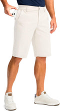 Men's Golf Shorts with 5 Pockets 11ft Inseam Stretch Quick Dry fit