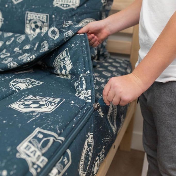 Beddy's Sports Theme Boys Durable Zipper Bedding Set for Kids