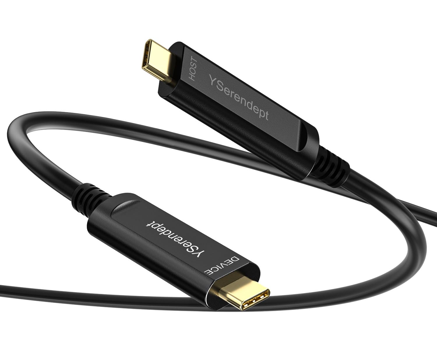 Fiber Optic USB C Cable 50ft for High-Speed Data Transfer