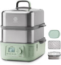 BUYDEEM Electric Food Steamer G67US-A503 - 2-Tier 1500W, 14 Qt