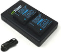Wasabi Power Battery 2-Pack and USB-C Dual Charger - Leica BP-DC12