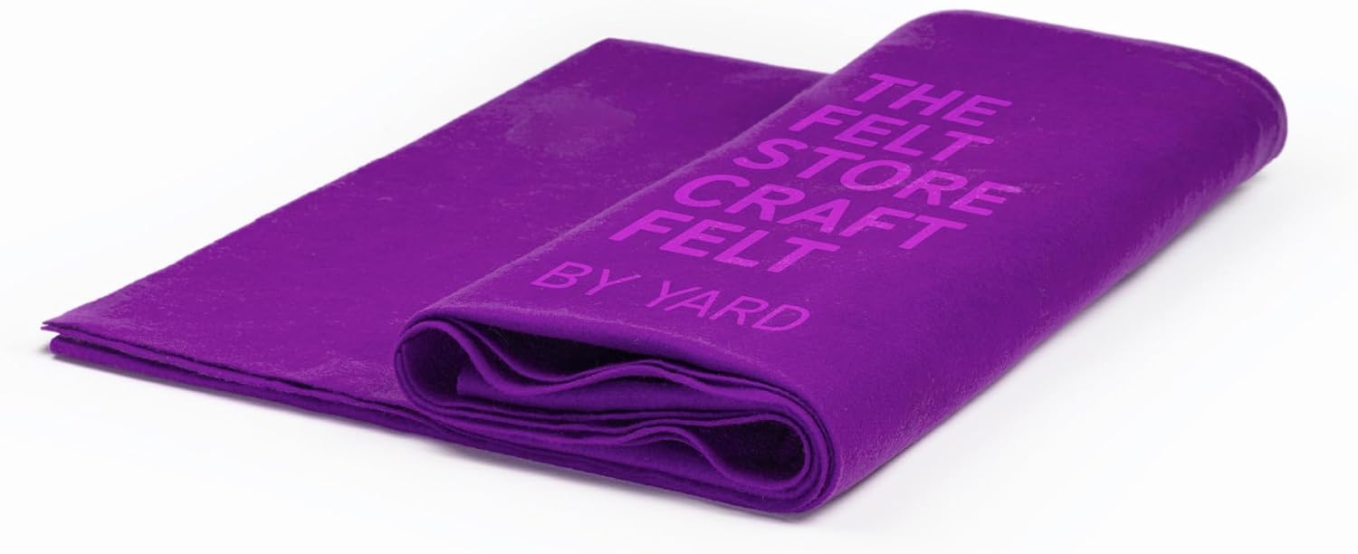 Craft Felt by The Yard - Soft, Plush, Durable Fabric for DIY