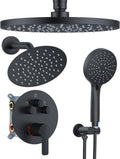 Shower System with Pressure Balance Valve - Dual Rain + Handheld