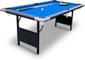Hathaway Fairmont 6 Ft Portable Pool Table - Compact Game Room Table