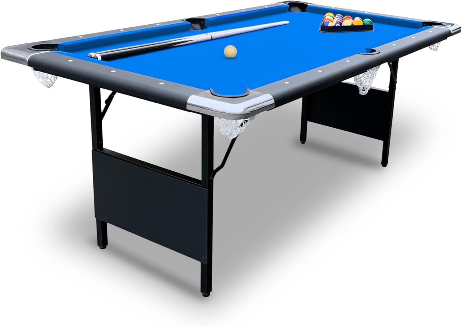 Hathaway Fairmont 6 Ft Portable Pool Table for Game Room Fun