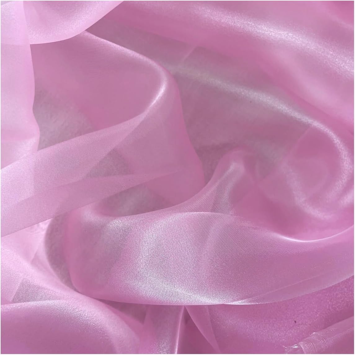 MDS Pack of 35 Yard Sheer Organza Fabric for Elegant Events