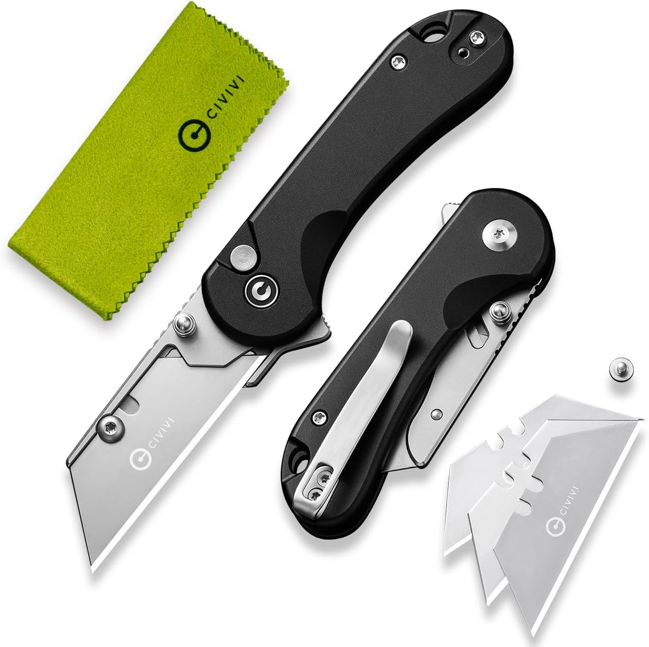 CIVIVI Folding Utility Knife with Extra Blades for Precision Use