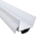 Aluminum U Shaped Door Bottom Sweep 36 in - Weatherproof Seal
