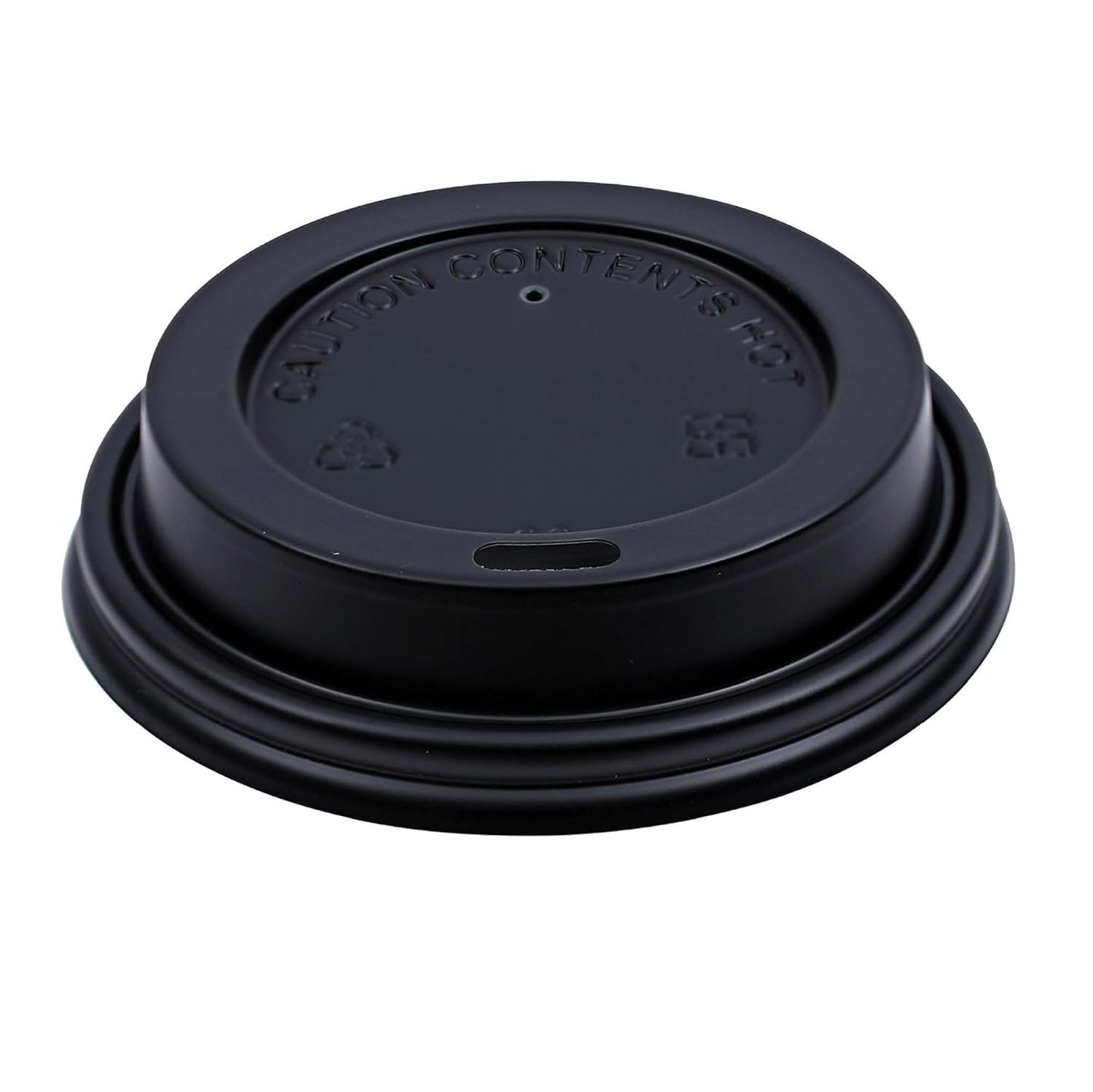 Boardwalk Hot Cup Lids for 8 oz Cups - 1,000 Count Black