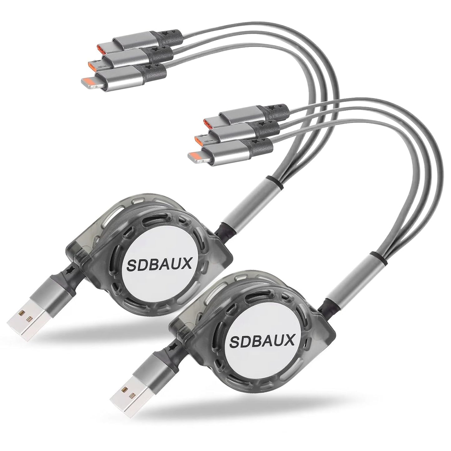 Universal 3-in-1 Retractable Charger Cable