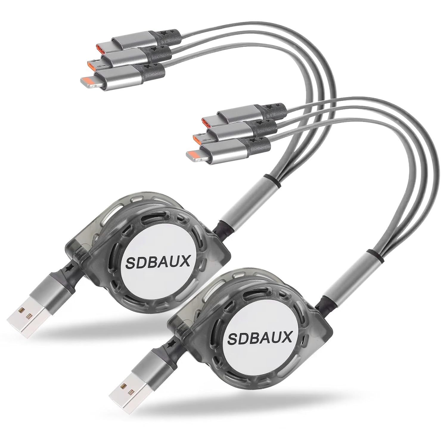 Universal 3-in-1 Retractable Charger Cable