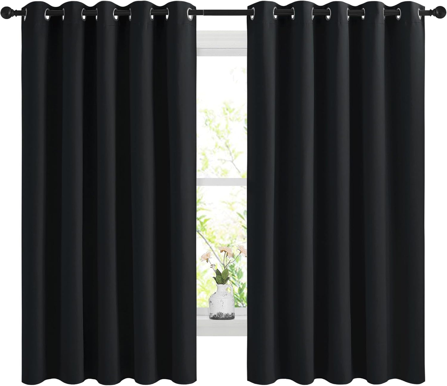 NICETOWN Blackout Curtains Panels for Bedroom, Elegant Design