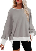 Oversized Reverse Seam Sweatshirt Women - Lightweight