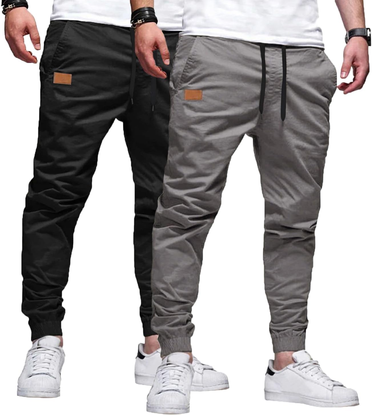JMIERR Mens Casual Joggers Pants for Outdoor and Sports Use