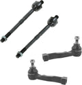 TRQ Front Tie Rod Set Compatible with 2002-2005 Kia Sedona - Direct