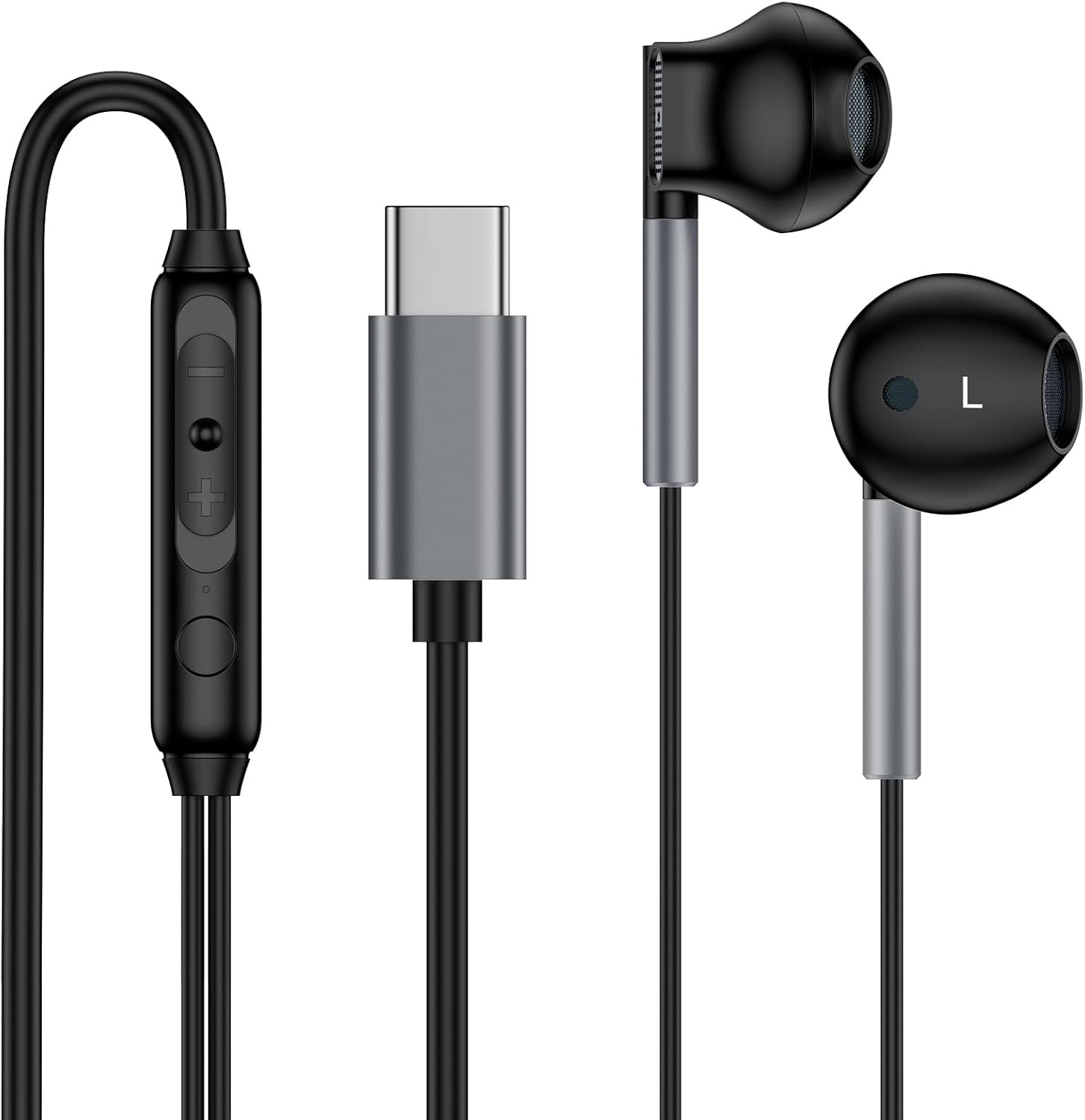 High-Quality USB C Earbuds for Samsung Galaxy & iPhone