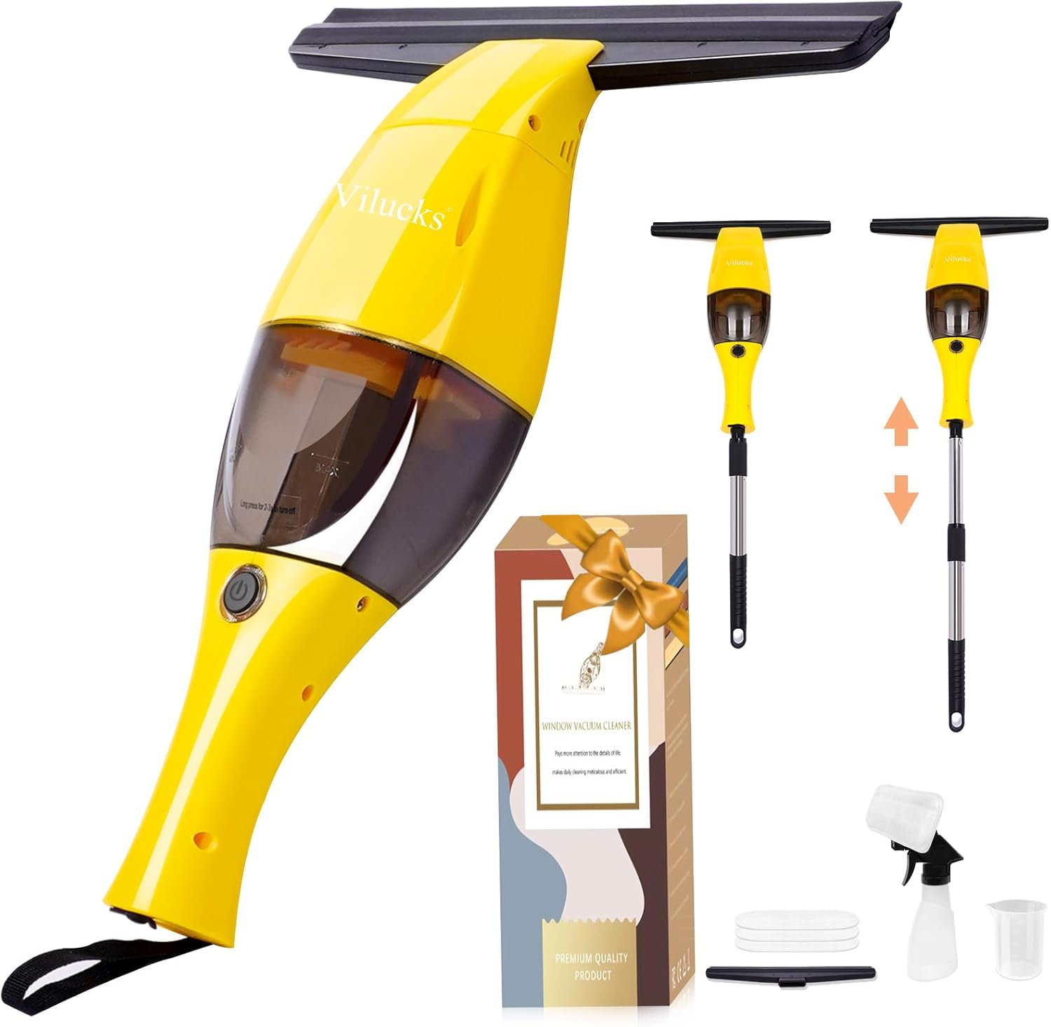 Vilucks 11 Rechargeable Window Vac - Effortlessly Clean Windows!
