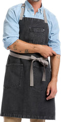 Essential Apron Heavy-Duty Denim Apron - Durable Chef Workwear