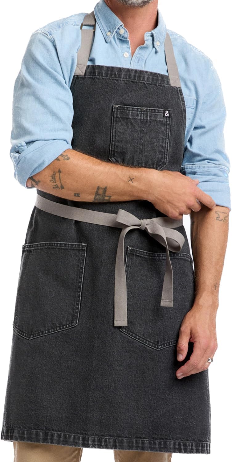 Hedley & Bennett Essential Apron - Heavy-Duty Denim Workwear