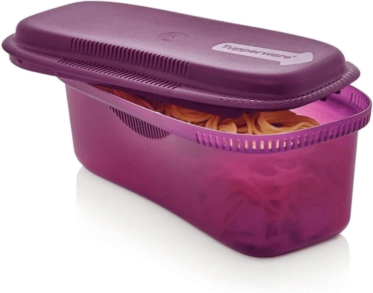 Tupperware Purple Pasta Cooker - Microwave Master 1.9L
