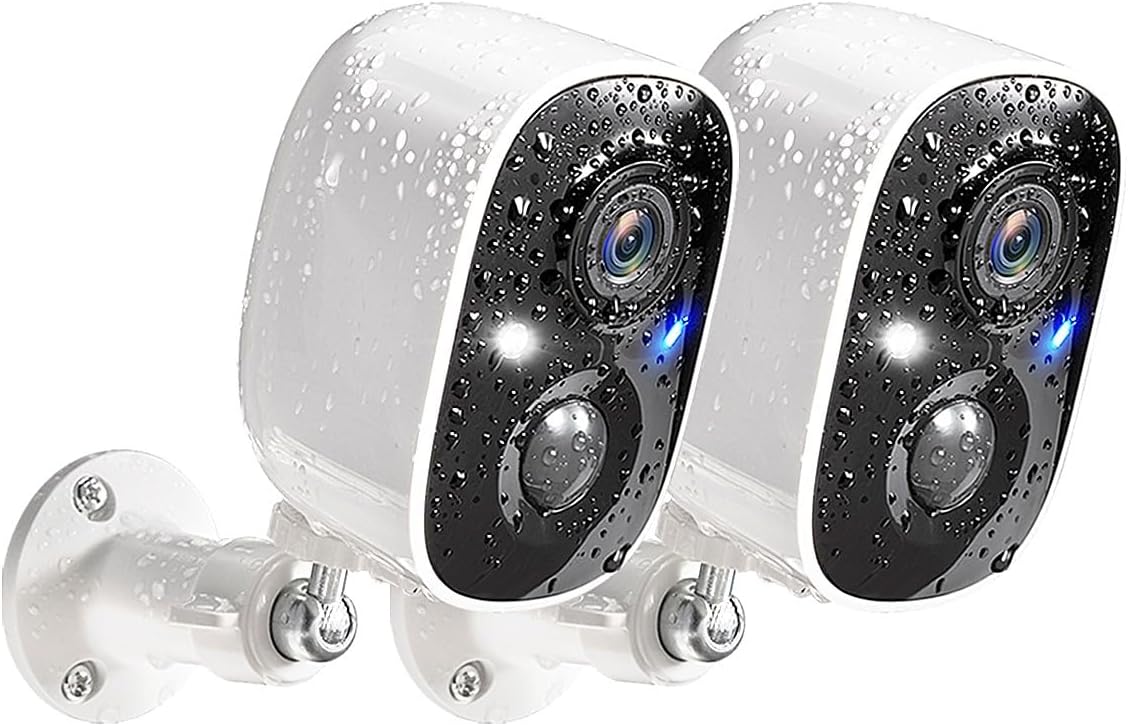 GMK 2K Wireless Outdoor Cameras - Color Night Vision
