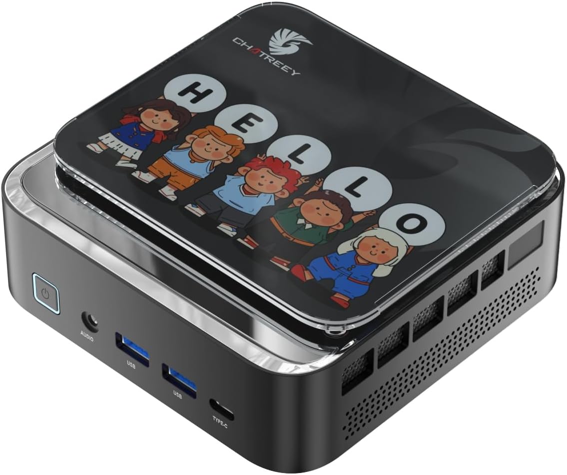 Mini PC with AMD Ryzen 7 7735HS and 16GB DDR5 RAM for Gaming